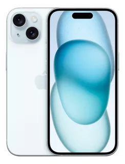 Smartphone Apple iPhone 15: Apple Chip A16 Bionic, Almacenamiento 256gb, Pantalla 6.1, Wi-fi, 5g, Ios, Color Azul