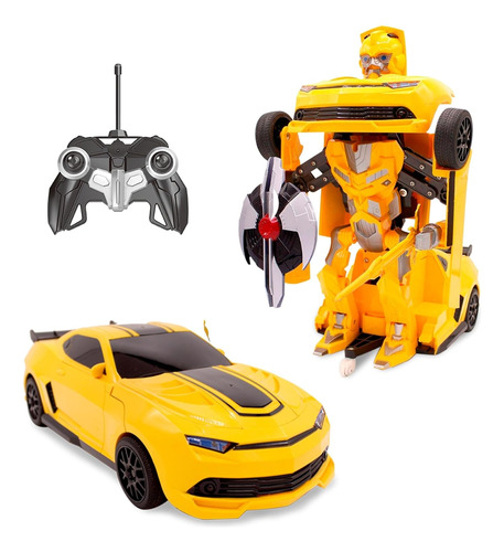 Robot Transformador De Coche Deportivo Rc Toy Para Niños Con