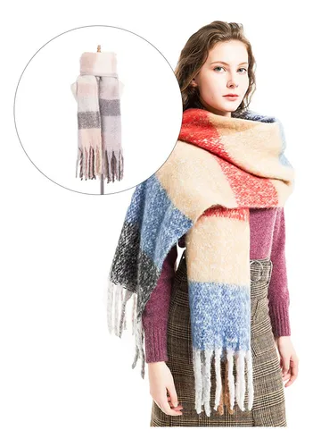 Mujeres Hombres Bufanda De Cashmere Sólido Rosa Claro 2