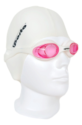 Lentes Y Gorra De Natación Porto Original Antifog Filtro Uv