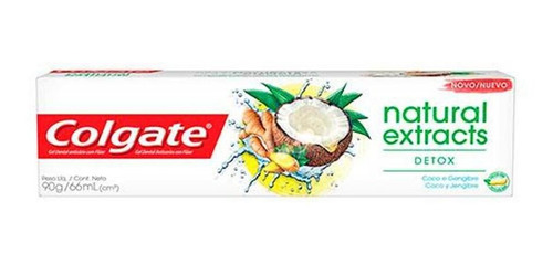 Kit Creme Dental Colgate Natural Extracts Detox 90g C 12 Un