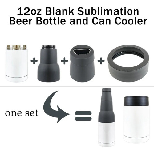 P Copo Térmico 4 Em 1 Porta Lata Porta Long Neck Tumbler
