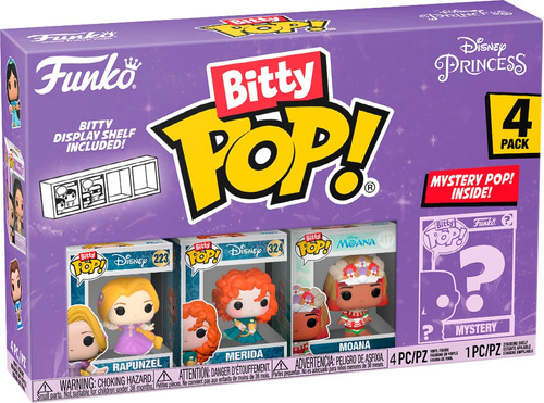 Disney Princesses Rapunzel Bitty Pop! 4 Pack