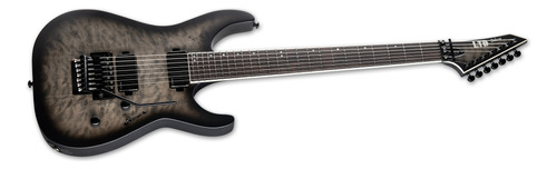 Guitarra Esp/ltd M-1007 Baritone Charcoal Burst Satin