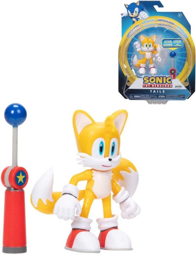 Personaje Tails De Sonic The Hedgehog De 10 Cm Articulado 