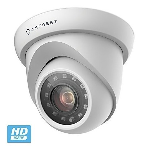 Cámara Domo Amcrest Ultrahd Externa De 2mp Con Visión Noctur