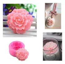 Comprar Molde De Silicón Flor Clavel Jabones Reposteria  Velas