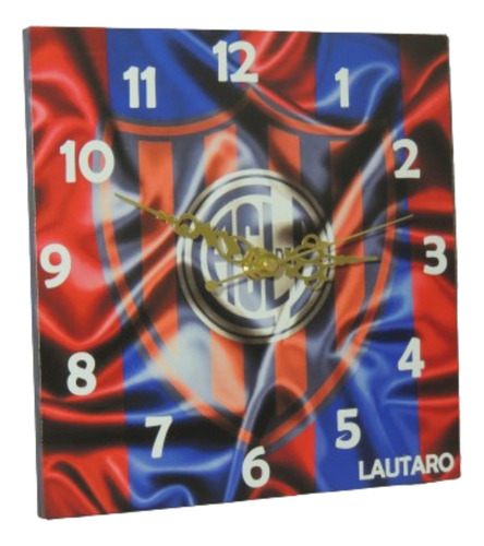 Reloj San Lorenzo 20x20 El Ciclón El Santo El Cuervo