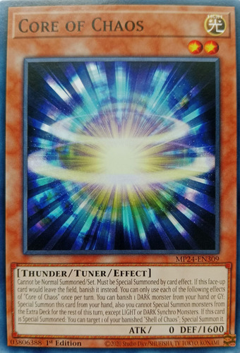 Yugioh Core Of Chaos Mp24-en309 1st Ed