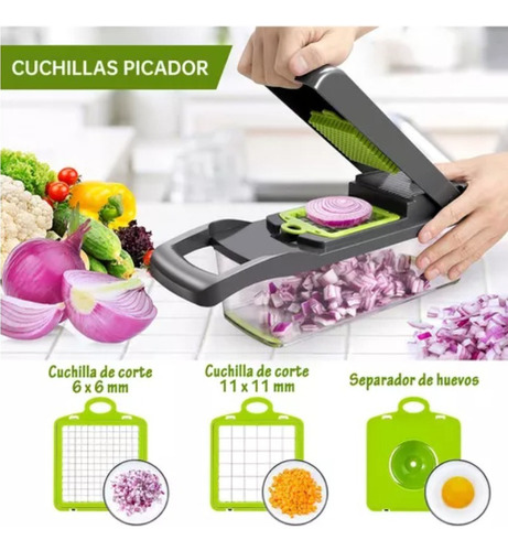 Sqd Rallador Y Cortador, Picador Manual De Verduras Y Frutas