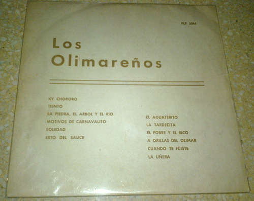 Los Olimareños Lp Olimareños 1963 Primer Disco Plp5044 Antar
