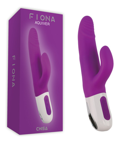 Vibrador Rabbits Fiona Aquiver Consolador Morado Sexshop