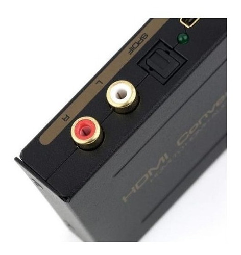 Adaptador Extrator De Audio Hdmi Spdif Optico 5.1ch + 2 Rca