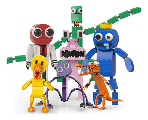 Figura Rainbow Friends, Blocos De Construção, Brinquedo,