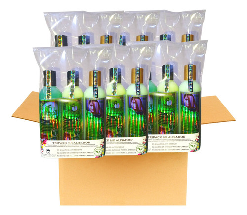 Caja Docena Tripack Cirugia Capilar Maca Con Argan + Blidaje