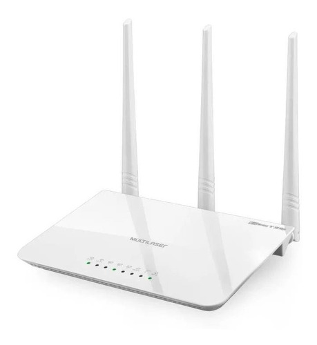 Imagem 1 de 5 de Roteador Wi-fi Multilaser 300mbps 3 Antenas Até 100m2