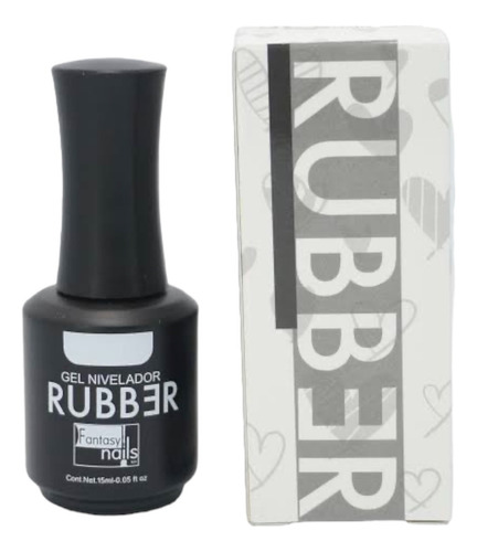 Gel Nivelador Rubber Cristal By Fantasy Nails 15 Ml