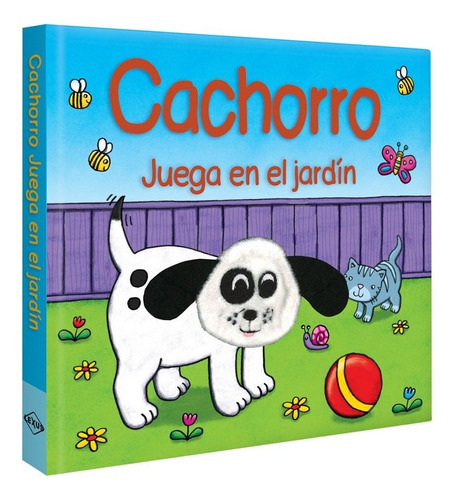 Libro Cachorro Juega En El Jardín Incluye Títere