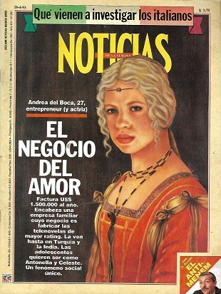 Noticias N° 851_18-4-1993_andrea Del Boca: Negocio Del Amor