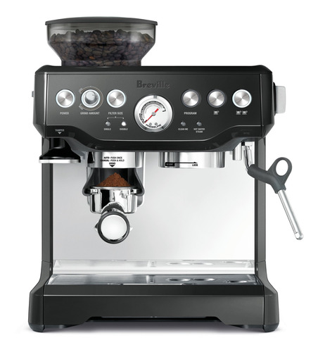 Cafetera Breville The Barista Express BES870 super automática black sesame expreso 110V - 120V