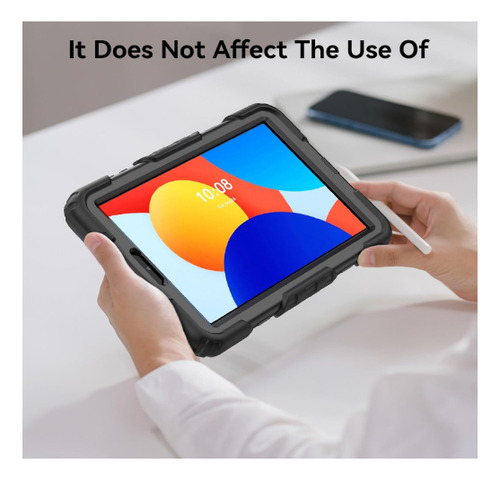Teknet Funda Case Para Xiaomi Redmi Pad Se 8.7 Rudo Color Negro