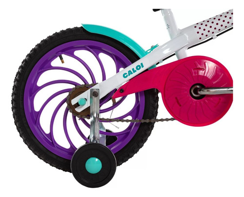 Kit Bicicleta Infantil Aro 16 Ceci (2022) Com Capacete Rosa