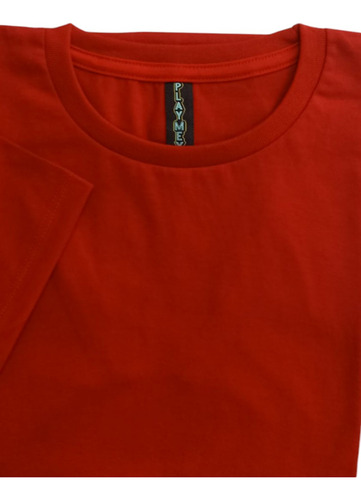 Playera Cuello Redondo Lisa Para Hombre Manga Corta