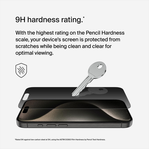 Protector De Pantalla Belkin Screenforce Para iPhone 15
