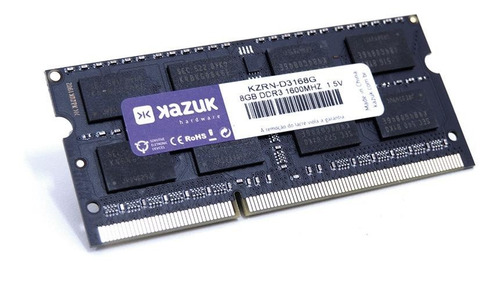 Memória RAM 8GB 1x8GB Kazuk KZRN-D3168G