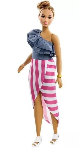 Boneca Barbie Plus Size Curvy Fashionistas Doll Número 102 - Uma Roupa  Traje Extra Vestido - Mattel - Boneca Barbie - Magazine Luiza