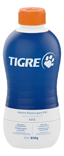 Kit Com 2 Unidades Cola Adesivo Pvc Tigre Frasco 850 Gramas