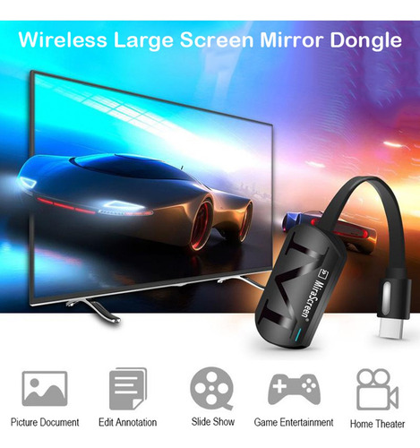 . Receptor De Pantalla Inalámbrica Hdmi, Dongle Miracast