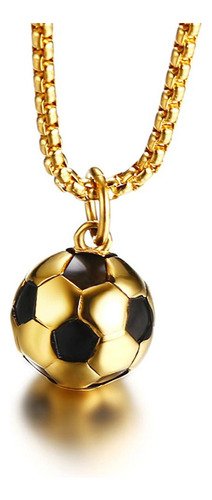 V Cadenas De Suéter Con Colgante De Fútbol De 1 Pieza