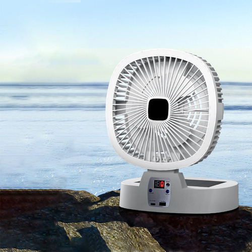 Ventilador Solar Multifuncional H 5 Em 1, 5 Velocidades, 3 L