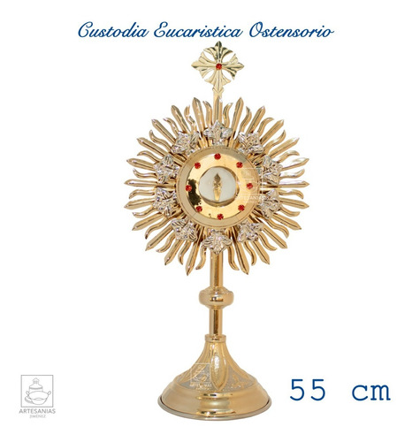 Custodia Ostensorio Eucaristica 55 Cm A714