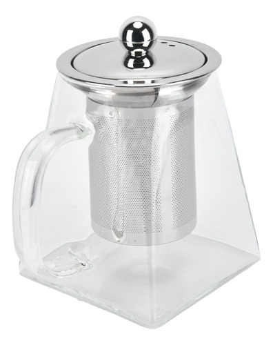Tetera De Vidrio Transparente Extraíble 304