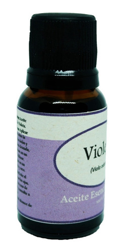 Violeta Aceite Esencial Puro Natural 15 Ml.
