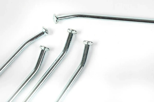 Set Rayos Delanteros 18 + 18 Premium Honda Nx 650 Zincado 255 Mm
