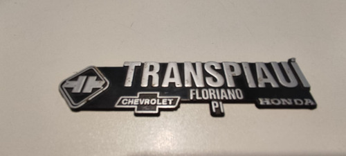 Emblema Concessionária Transpiauí Chevrolet/honda Florianopi