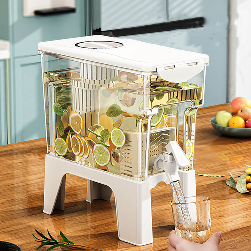 Nevera, Hervidor De Agua Fría Con Grifo, Fruta Doméstica