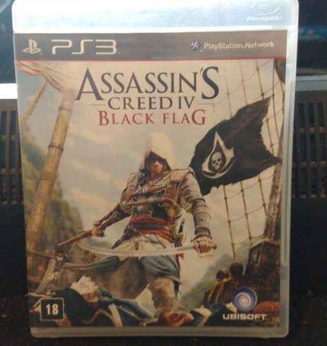 Assassins Creed Iv - Black Flag - Ps3 - Mídia Física (usado)