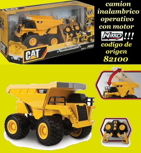 Cat Caterpillar Camion Inalambrico Motor Nikko!!! *nuevo*