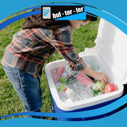 Imagen 2 de 8 de Heladera Conservadora Igloo Laguna 60qt C/ruedas