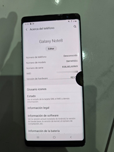 Galaxy Note8 64 Gb Snapdragon Libre (Usado)