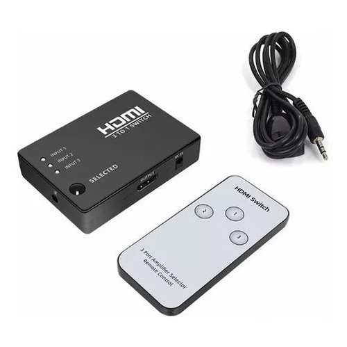 Hdmi Switch Multiplicador Selector 3x1 5 A 1 Full Hd 1080p