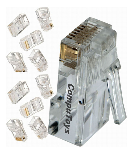 Zprj45z Rj45 Cat 5e Ponchar Cableado X10 Pcs Computoys