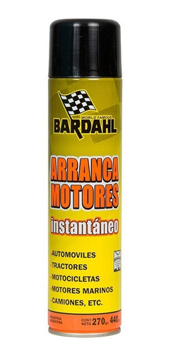 Arranca Motores En Aerosol Bardahl - Autopartes Sanabria