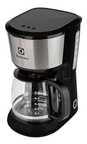 Cafeteira Electrolux Love Your Day Collection CMM20 semi automática preta e prateada de filtro 127V