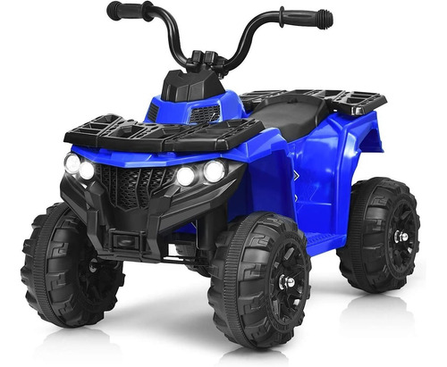 Costzon Atv Azul Cuatrimoto Carro Electrico 3 A 6 Años 6v