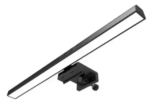 Luz Do Monitor 33cm Do Computador Desktop Pc Tela Led 3 Cor Estrutura Preto